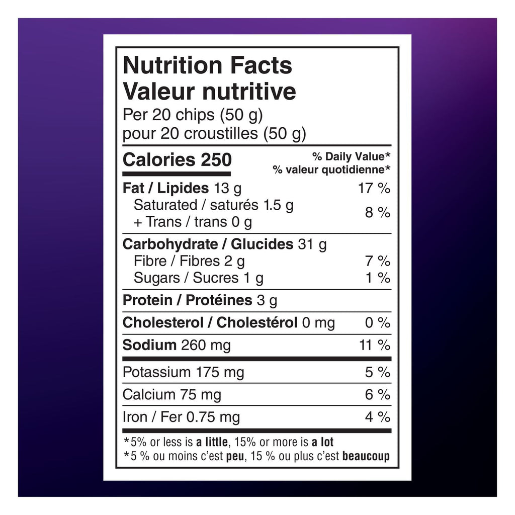 Doritos Late Night Fully Loaded Nachos Tortilla Chips, 210g, nutrition facts label.