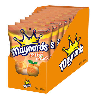 Maynards Fuzzy Peach, 185g/6.5 oz., 9pk {Imported from Canada}