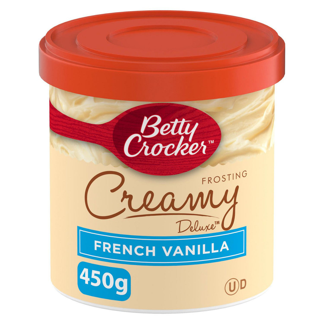 Betty Crocker Gluten Free Creamy Deluxe French Vanilla Frosting, 450g/15.75 oz. Jar {Imported from Canada}
