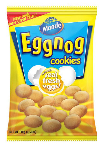 Monde Eggnog Cookies, 130g/4.5 oz, (Imported from Canada)