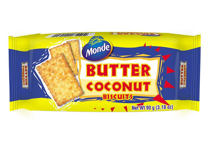Monde Butter Coconut Biscuits, 90g/3.1 oz. (Imported from Canada)