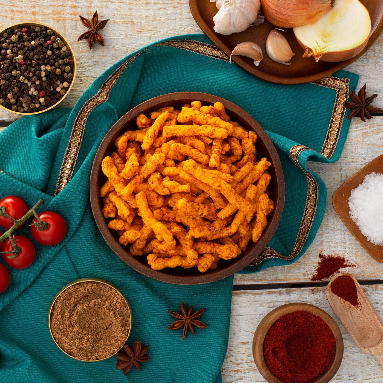 Kurkure Masala Munch Flavored Snacks, 115g/4 oz. {Imported from Canada}