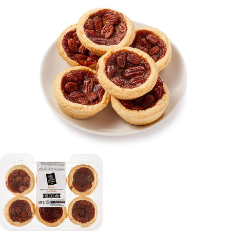 Your Fresh Market Pecan Butter Tarts, 510g/18oz., 6 Tarts, {Imported from Canada}