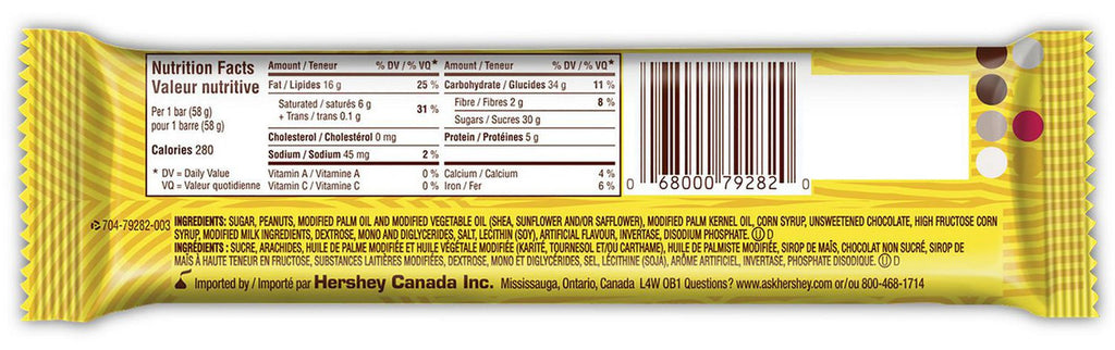 OH HENRY! Chocolatey Candy Bars, 24 Count {Imported from Canada}