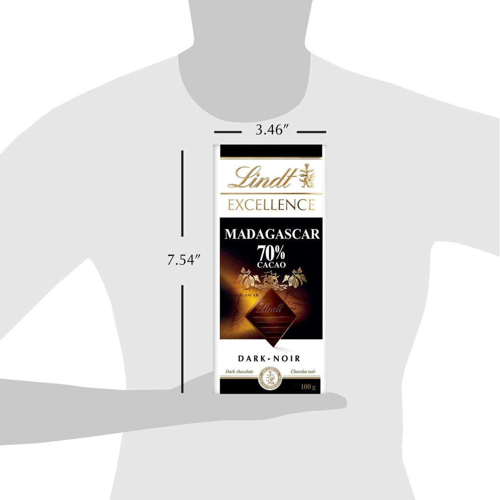 Lindt Chocolate Excellence Madagascar 70% Cacao 100g/3.5oz. {Imported from Canada}