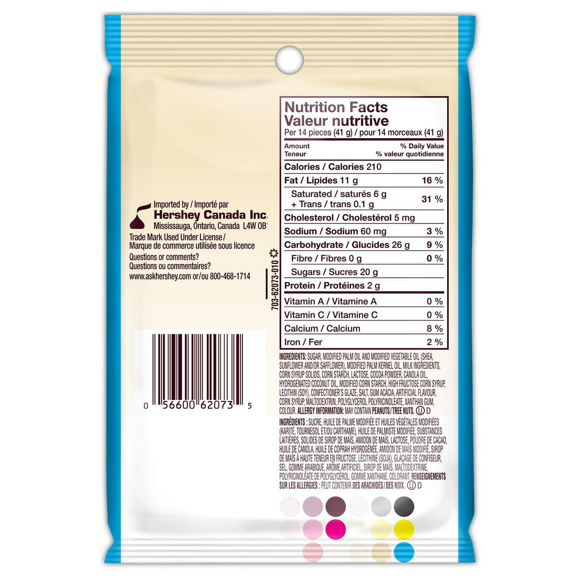 Hershey's Cookies n' Creme Drops back