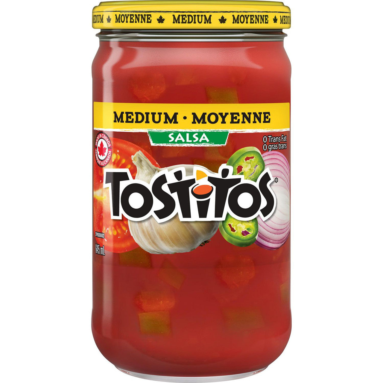 Tostitos Medium Salsa Dip, 645mL/22.5 fl. oz., Jar {Imported from Canada}