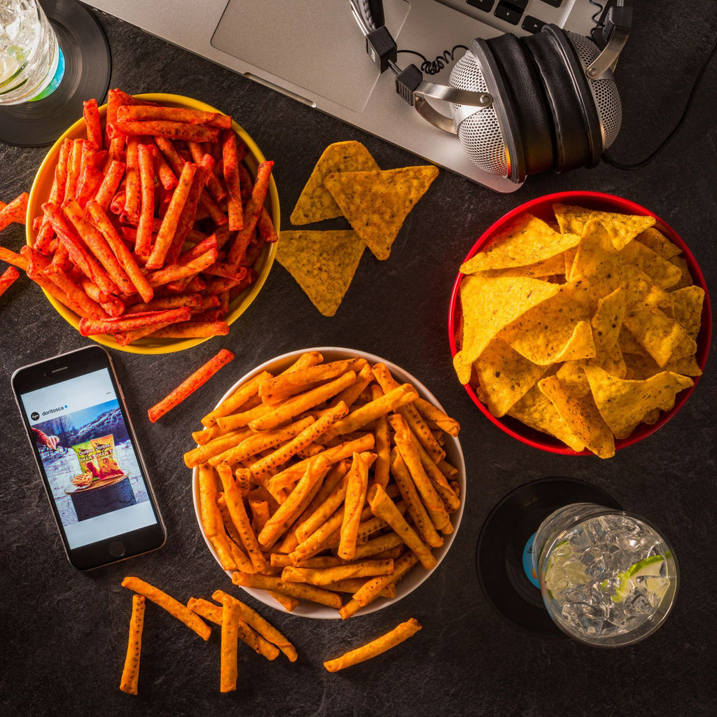 Doritos Dinamita Chile-Lime Burn Rolled Tortilla Chips, 280g/9.8 oz. {Imported from Canada}