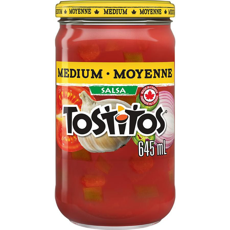 Tostitos Medium Salsa Dip, 645mL/22.5 fl. oz., Jar {Imported from Canada}