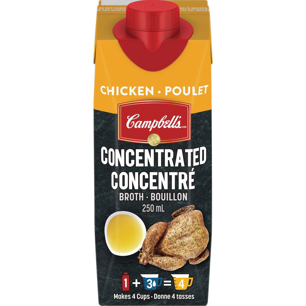 Campbell's Concentrated Chicken Broth, 250mL/8.75 oz., {Imported from Canada}