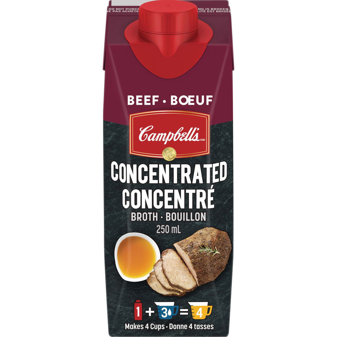 Campbell's Concentrated Beef Broth, 250mL/8.75 oz., {Imported from Canada}