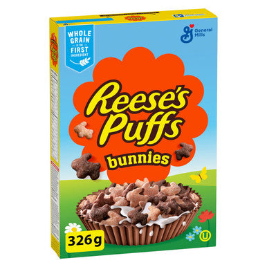 Reese Puffs Bunnies Cereal, Special Easter Edition, 326g/11.5 oz., {Imported from Canada}