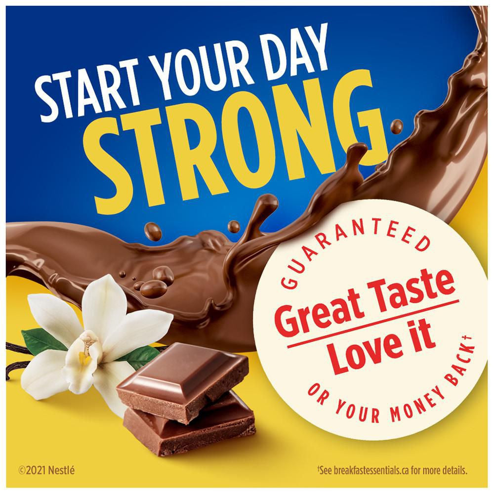 Carnation Breakfast Essentials Chocolate Drink Mix, 880g/1.9 lbs. {Imported from Canada}