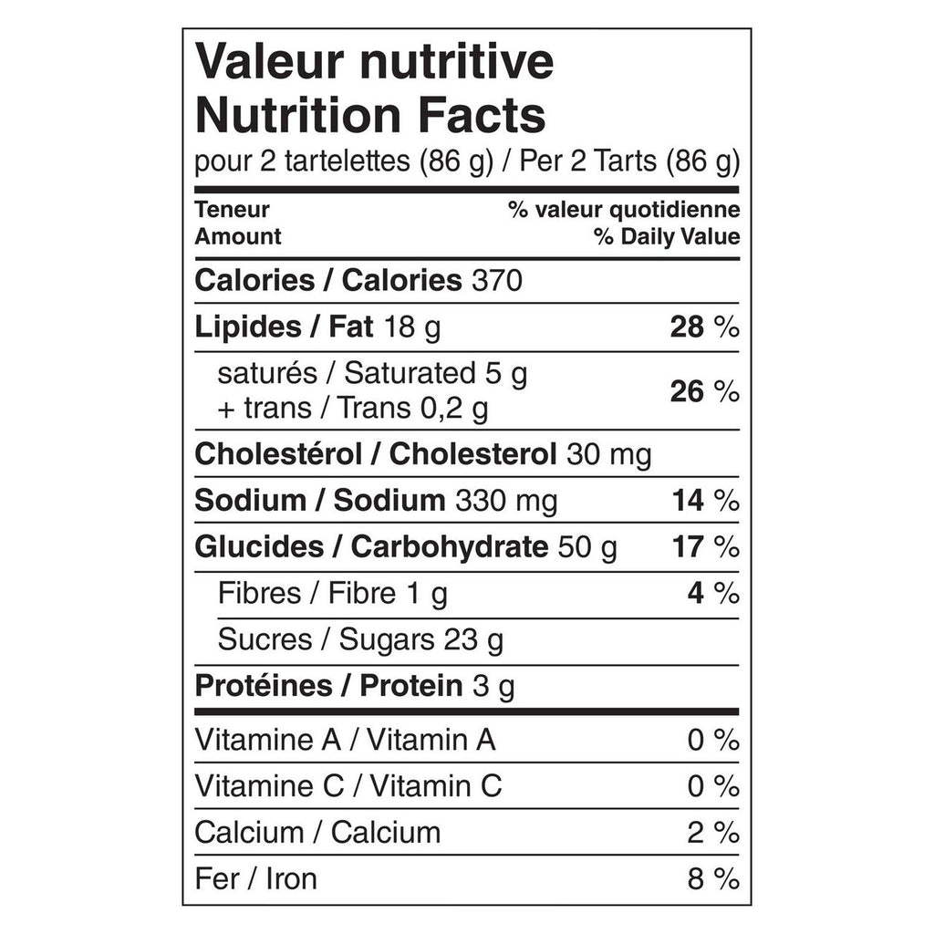 Vachon Granny's Butter & Raisins Tarts, 516g/18.2oz., {Imported from Canada}