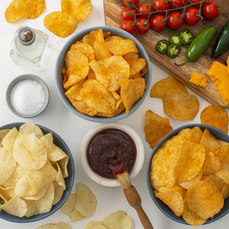 Lay's Old Fashioned Bar-B-Q Potato Chips 235g/8 oz.,  {Imported from Canada}