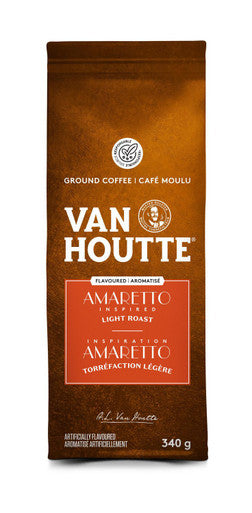 Van Houtte, Amaretto Inspiered Light Ground Coffee, 340g/12oz., {Imported from Canada}