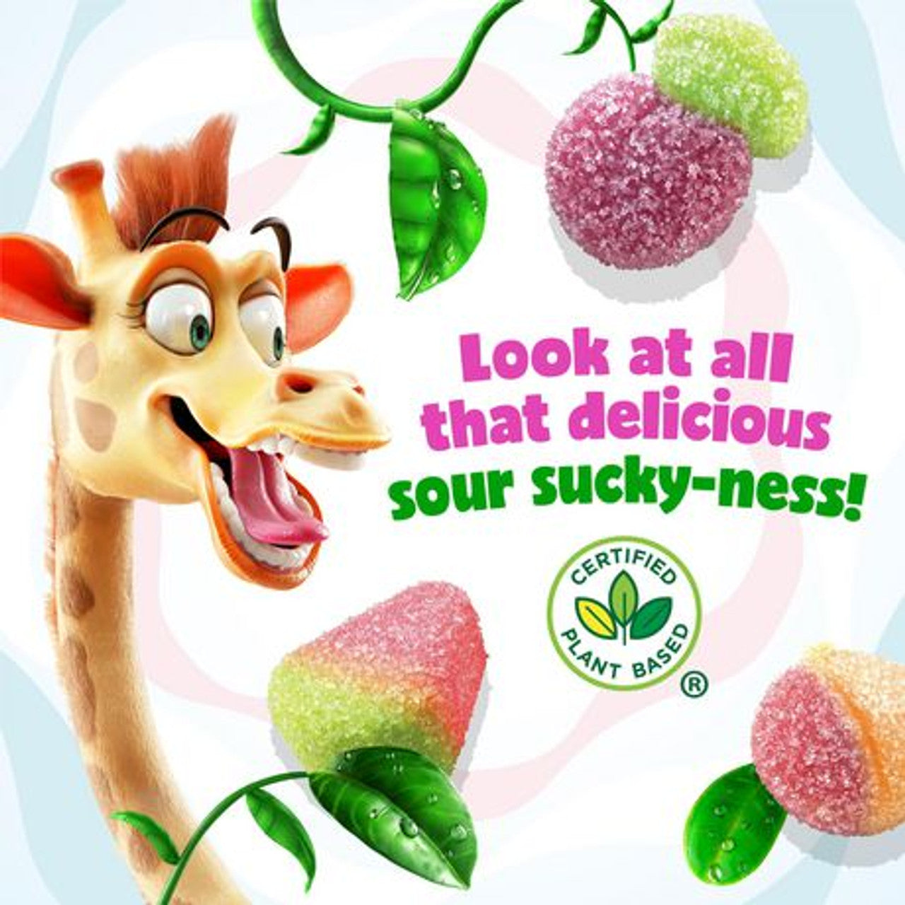 Dare RealFruit Sours Gummies Citrus Burst Flavor, 180g/6.3 oz., Bag, {Imported from Canada}