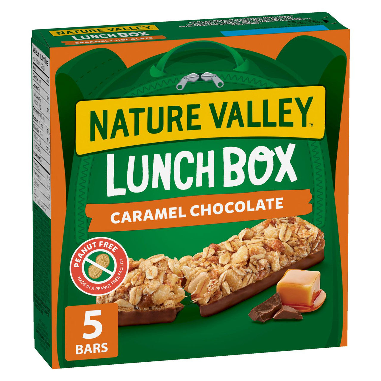 Nature Valley Lunch Box Caramel Chocolate Granola Bar, 5-Count, 130g/4.5 oz. {Imported from Canada}