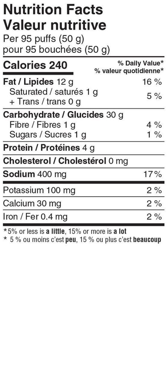 Sensible Portions Veggie Puffs, Screamin' Hot, 106g/3.7 oz., {Imported from Canada}