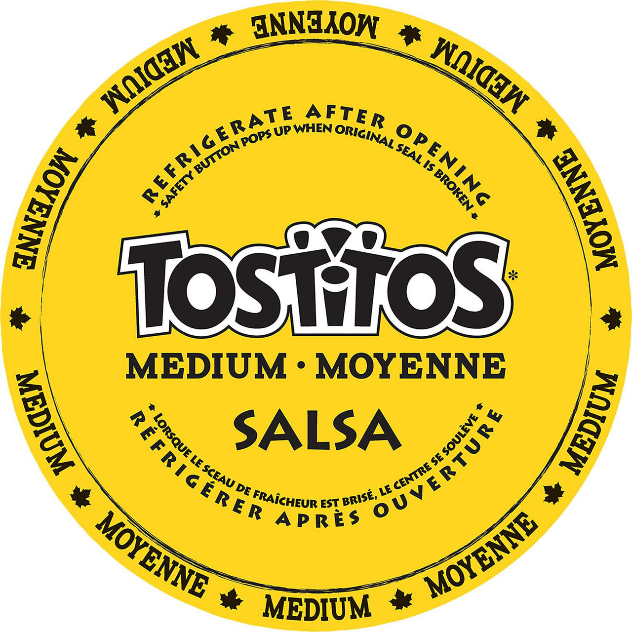 Tostitos Medium Salsa Dip, 645mL/22.5 fl. oz., Jar {Imported from Canada}