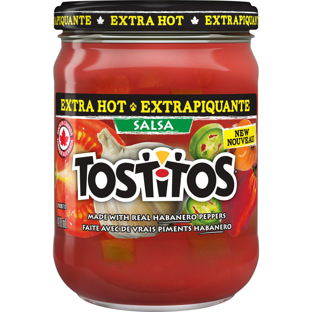 Tostitos Extra Hot Salsa Dip, 418ml/14.1 oz., {Imported from Canada]