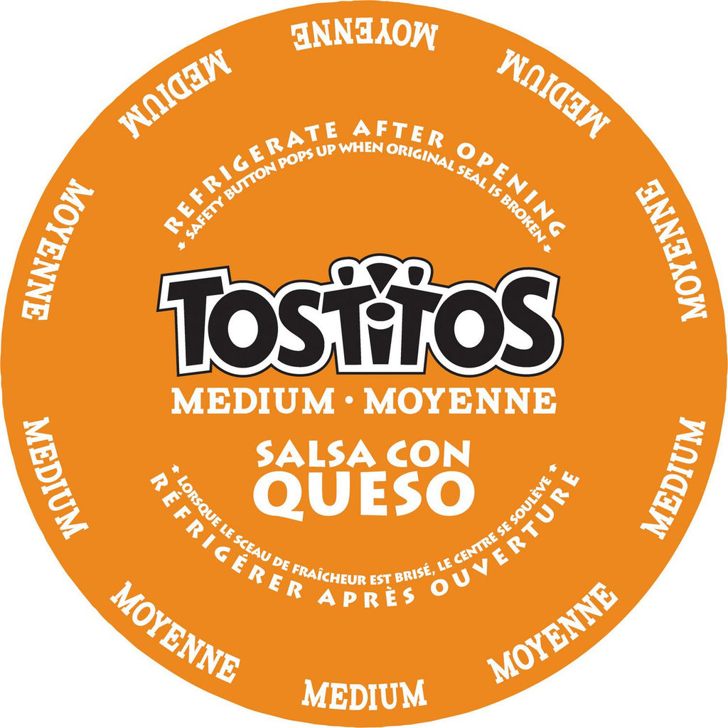 Tostitos Medium Salsa Con Queso Dip, 628mL/22 fl. oz., {Imported from Canada}