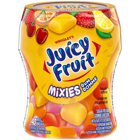 Juicy Fruit Mixies Chewing Gum, 6x40 Piece {Imported from Canada}