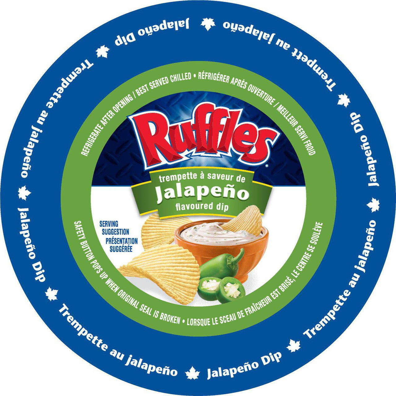 Lay's Ruffles Jalapeño Flavored Dip, 425g/15 oz. Jar {Imported from Canada}