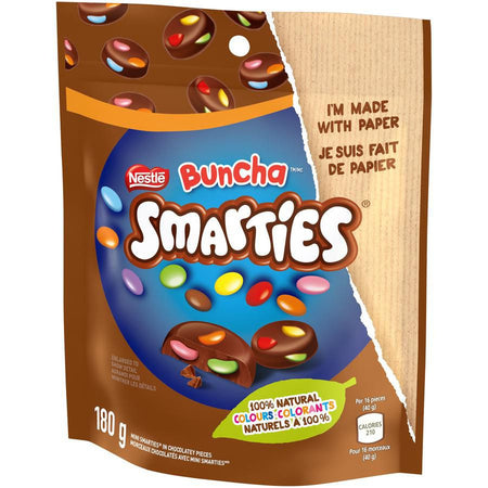 Nestle Buncha Smarties Bag,  180g/6.3 oz., {Imported from Canada}