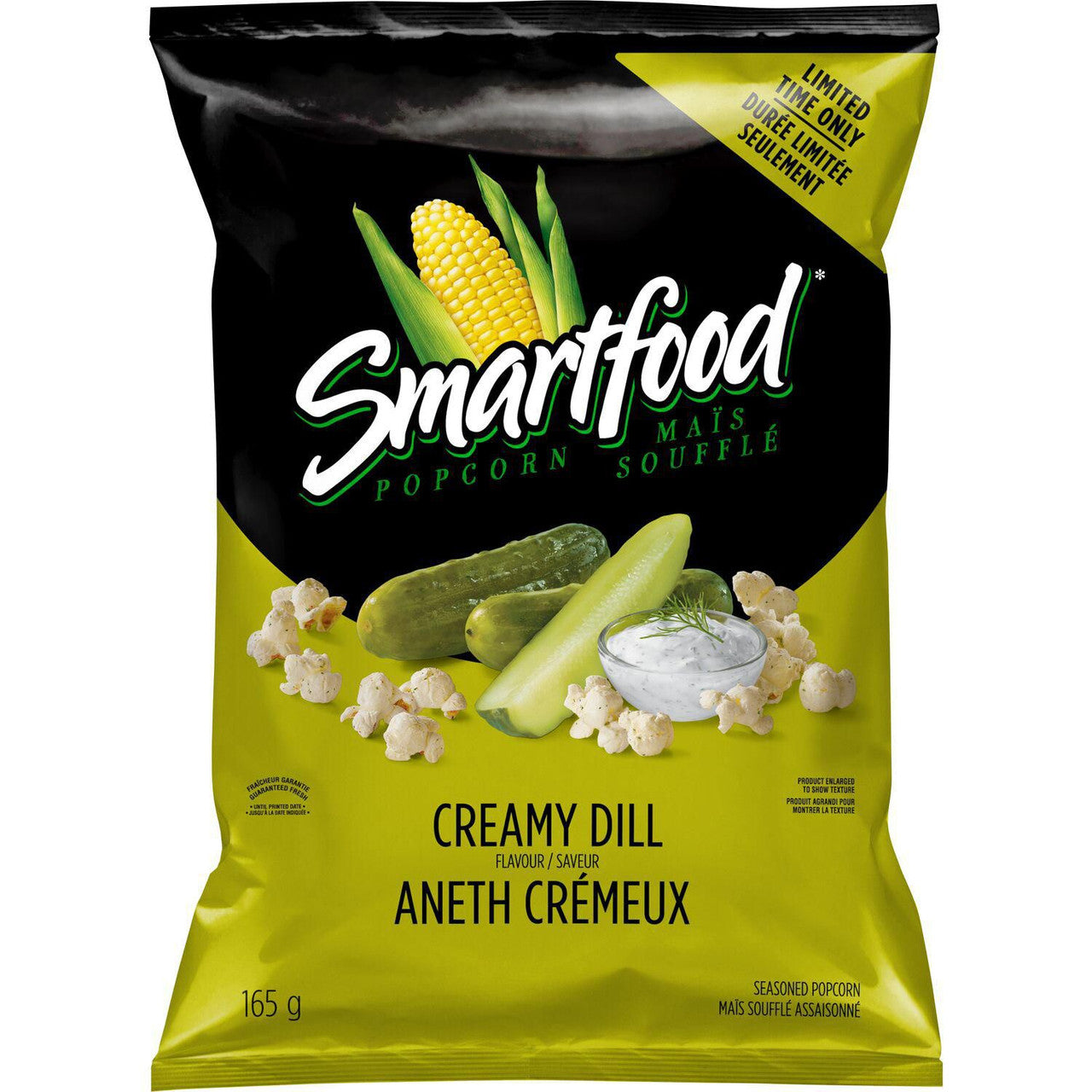 Smartfood Creamy Dill Ready to Eat Popcorn, 165g/5.8 oz., {Imported from Canada}