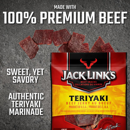 Jack Link's Teriyaki Beef Jerky, 80g/2.8 oz. Can (Imported from Canada)