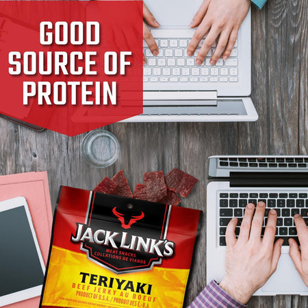 Jack Link's Teriyaki Beef Jerky, 80g/2.8 oz. Can (Imported from Canada)