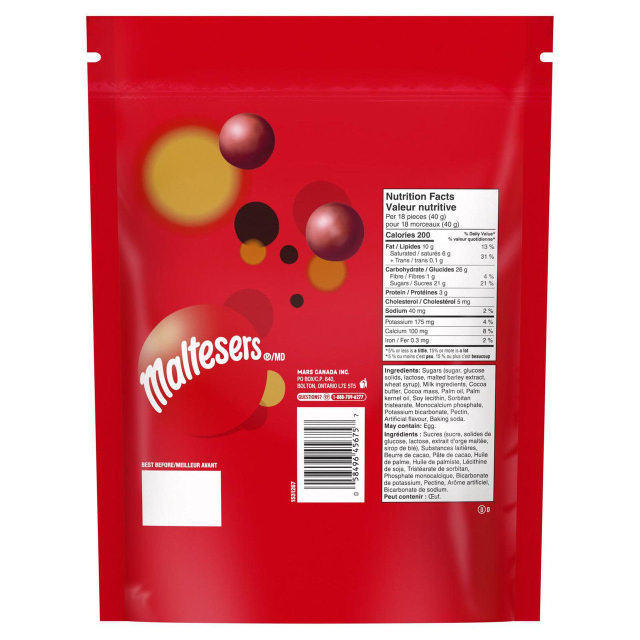 Mars Maltesers Celebration Size, 650g/1.4 lbs. Pouch {Imported from Canada}