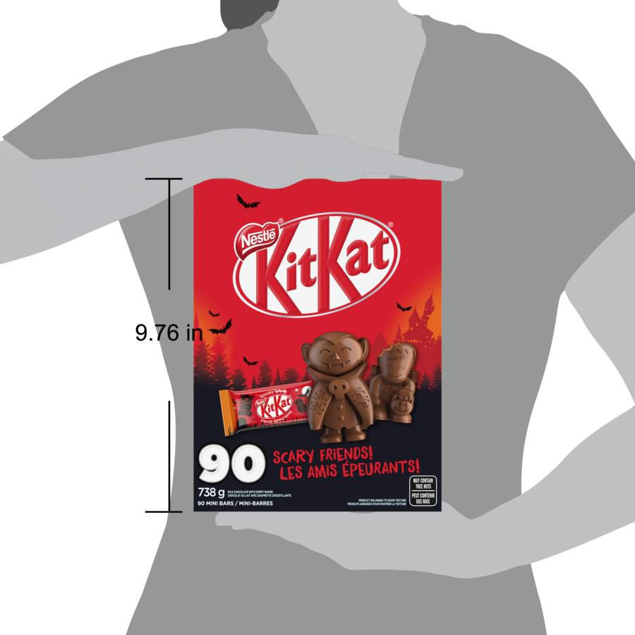 Nestle Kit Kat Halloween Scary Friends Chocolate, 90ct, 738g/1.6 lbs. {Imported from Canada}