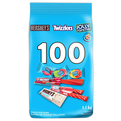 Hershey's Halloween Assorted Peanut Free Chocolate and Candy, 100 count, 1.1kg/2.4 lbs., {Imported from Canada}