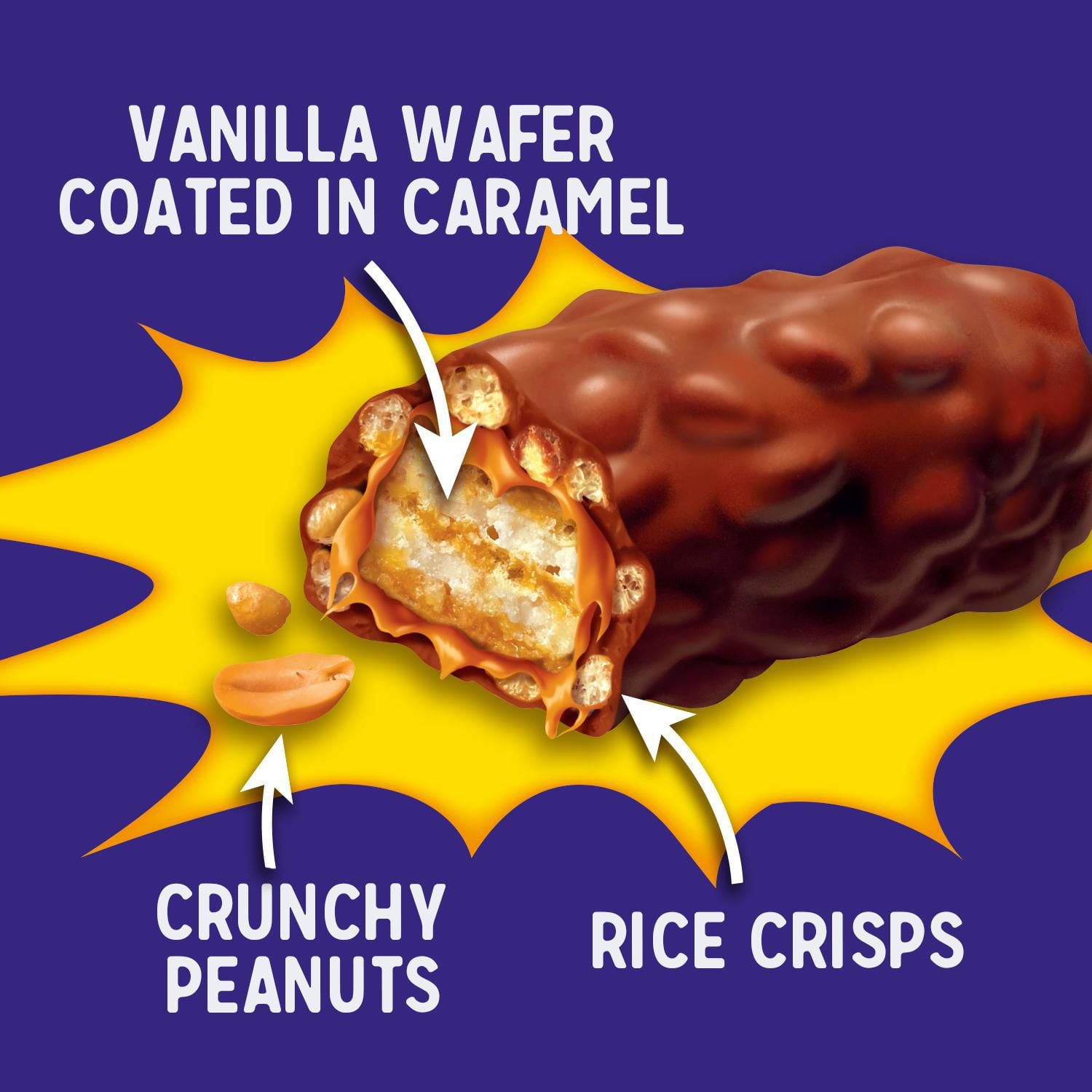 Cadbury Mr. Big Full Size Chocolate Bar description