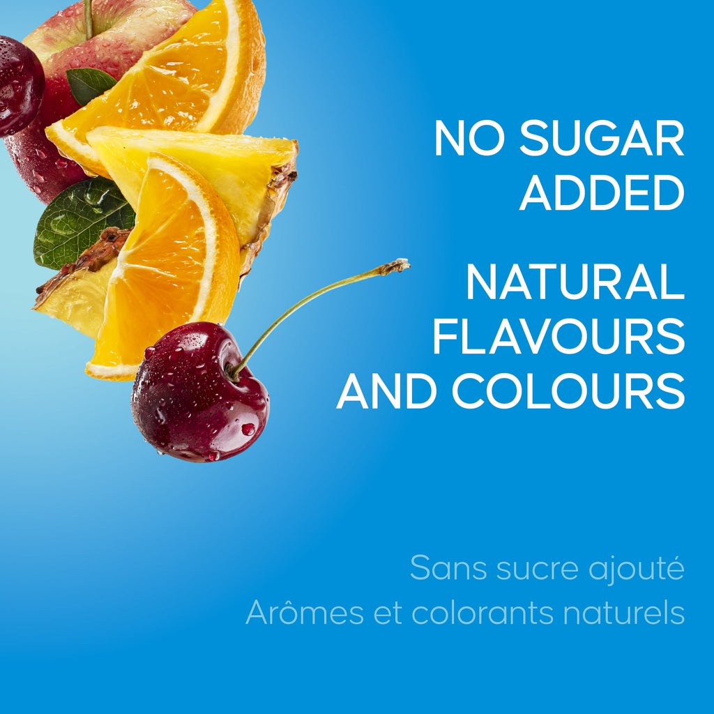 SunRype Fruit Juice, Fruit Medley, No Sugar Added label