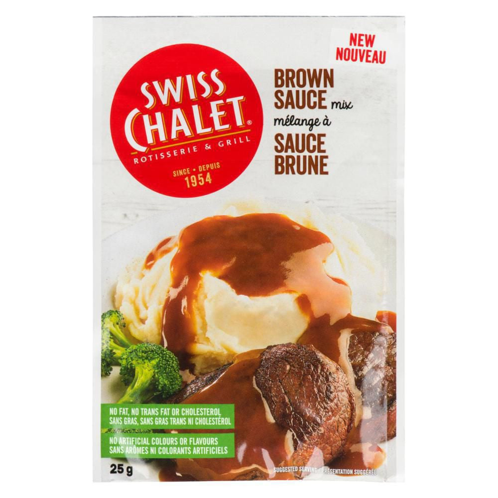 Swiss Chalet Brown Sauce Mix, 25g/0.9 oz., Pack, {Imported from Canada}