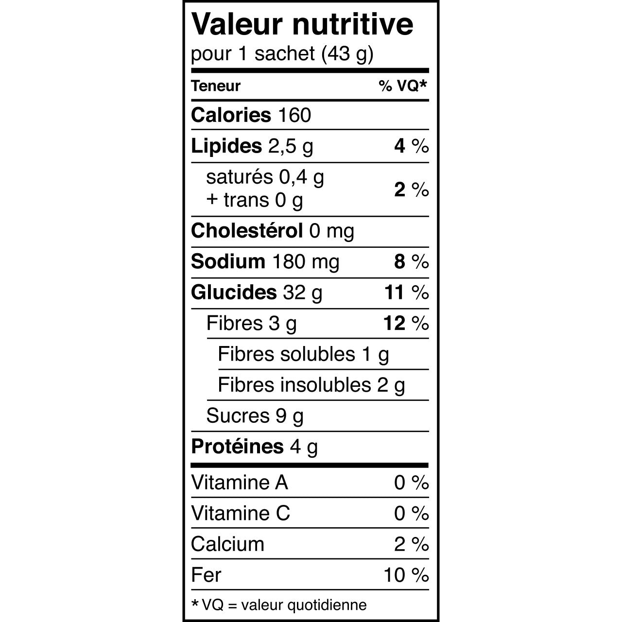 Quaker Oats Gluten Free Maple and Brown Sugar, 344g/12.13oz  {Imported from Canada}