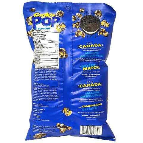 Cookie Pop Popcorn, made with real Oreo Cookie Pieces, 149g/5.3 oz, {Imported from Canada}