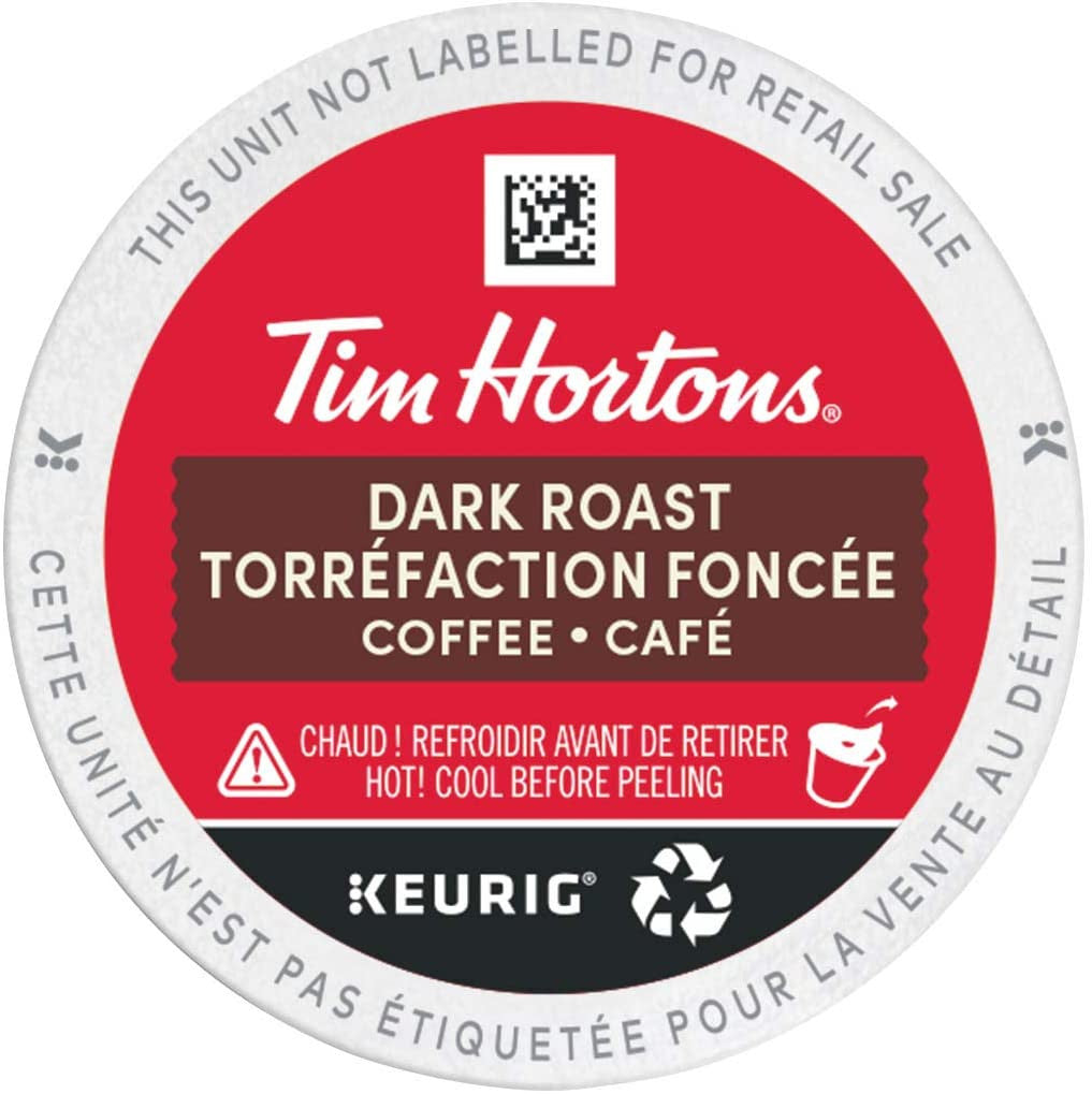 Keurig Tim Horton's Dark Roast K-Cup Pods, 30-pk {Imported from Canada}