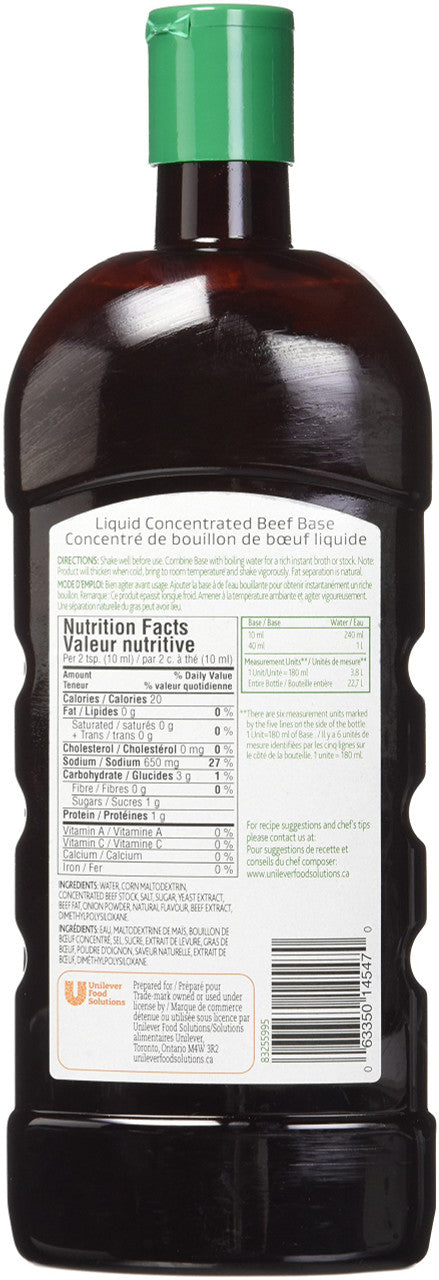 Knorr Liquid Concentrated Base Beef for Restaurants, 946ml - {Canadian}