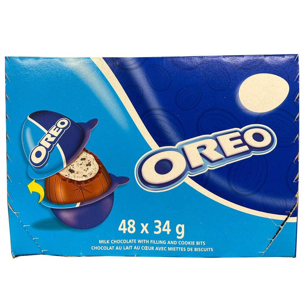 Cadbury Oreo Egg Milk Chocolate with Creme Filling and Cookie Bits, 48x34g {Imported from Canada}