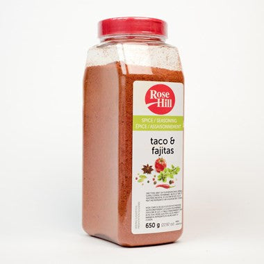 Rose Hill Taco & Fajita Spice, 650g/1.4lbs., {Imported from Canada}