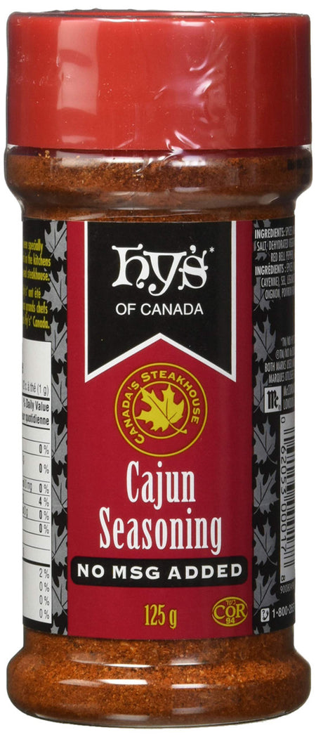 Hy's of Canada, Cajun Seasoning, 125g/4.4oz., {Imported from Canada}