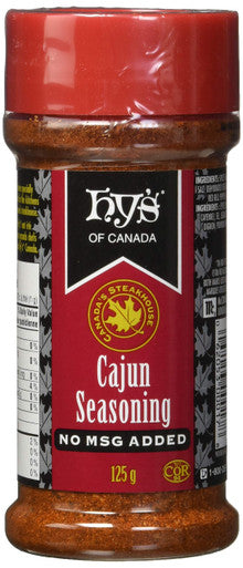 Hy's of Canada, Cajun Seasoning, 125g/4.4oz., {Imported from Canada}