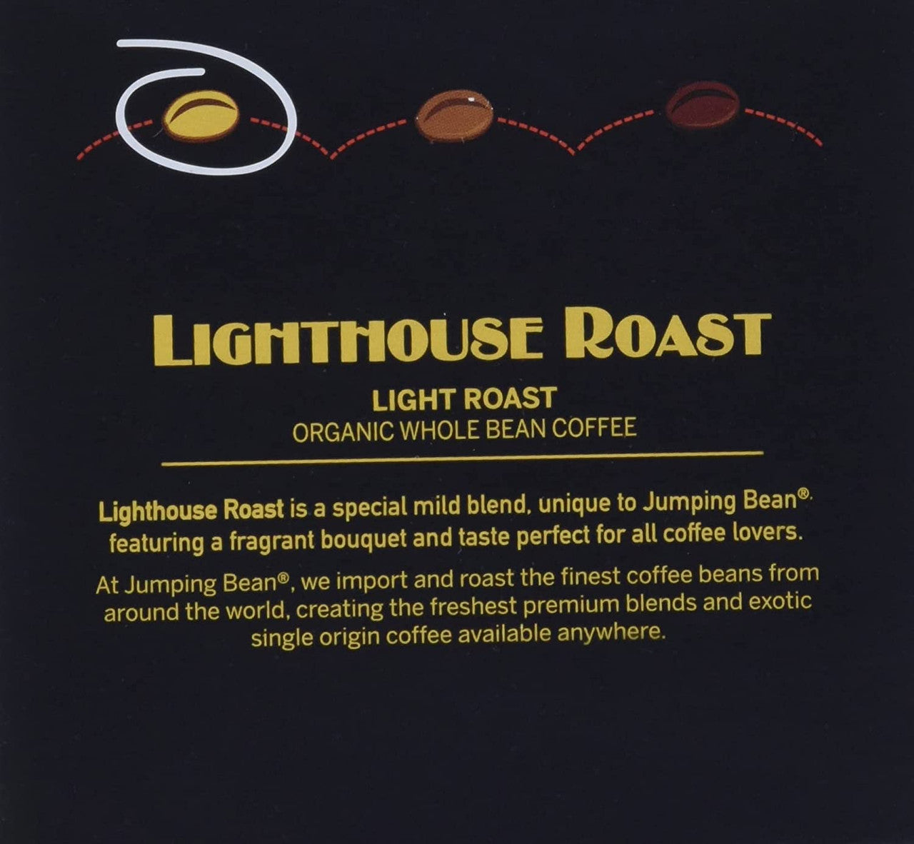 Jumping Bean Lighthouse Roast Coffee Keurig 120g/4 2 oz 12ct Box Jumping Bean Lighthouse Roast Coffee Keurig 120g/4 2 oz 12ct Box