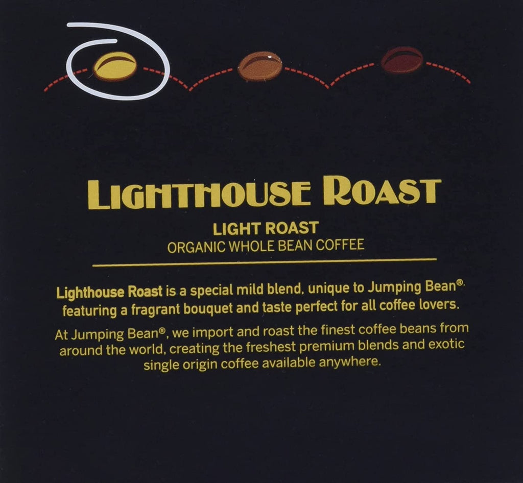 Jumping Bean Lighthouse Roast Coffee Keurig, 120g/4.2 oz., 12ct Box, {Imported from Canada}