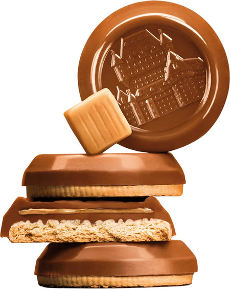 Leclerc Celebration Duo-Pack, Caramel Truffle Milk Chocolate Butter Cookies