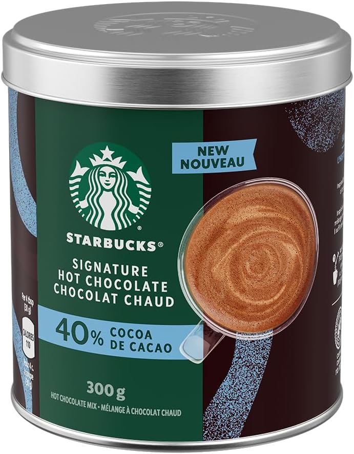 Starbucks Signature Hot Chocolate Mix, 40% Cocoa, 300g/10.5 oz